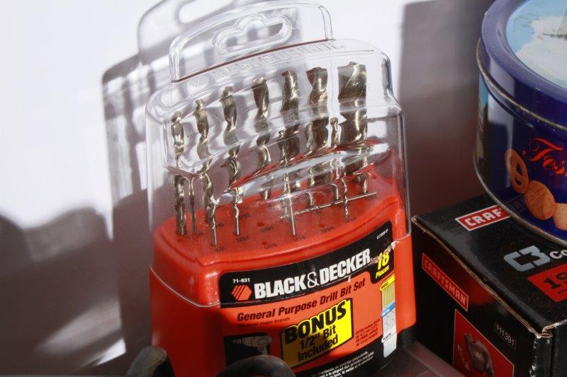 Craftsman 3/8 Inch Drill and a Generous Assortment of Nails, Screws and More