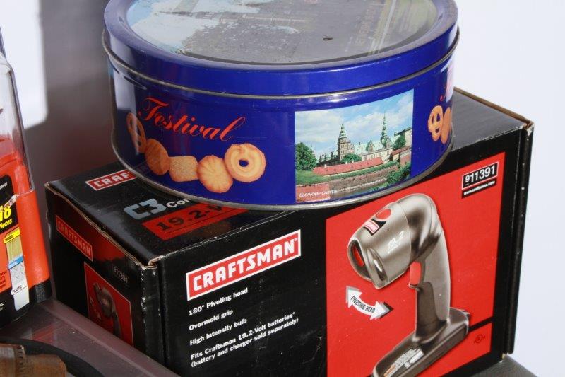 Craftsman 3/8 Inch Drill and a Generous Assortment of Nails, Screws and More