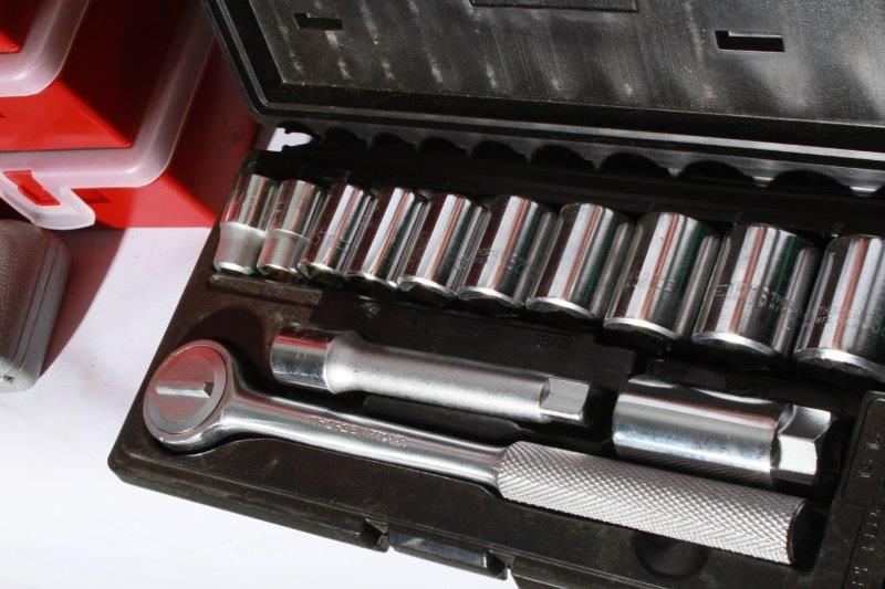 Craftsman 3/8 Inch Drill and a Generous Assortment of Nails, Screws and More