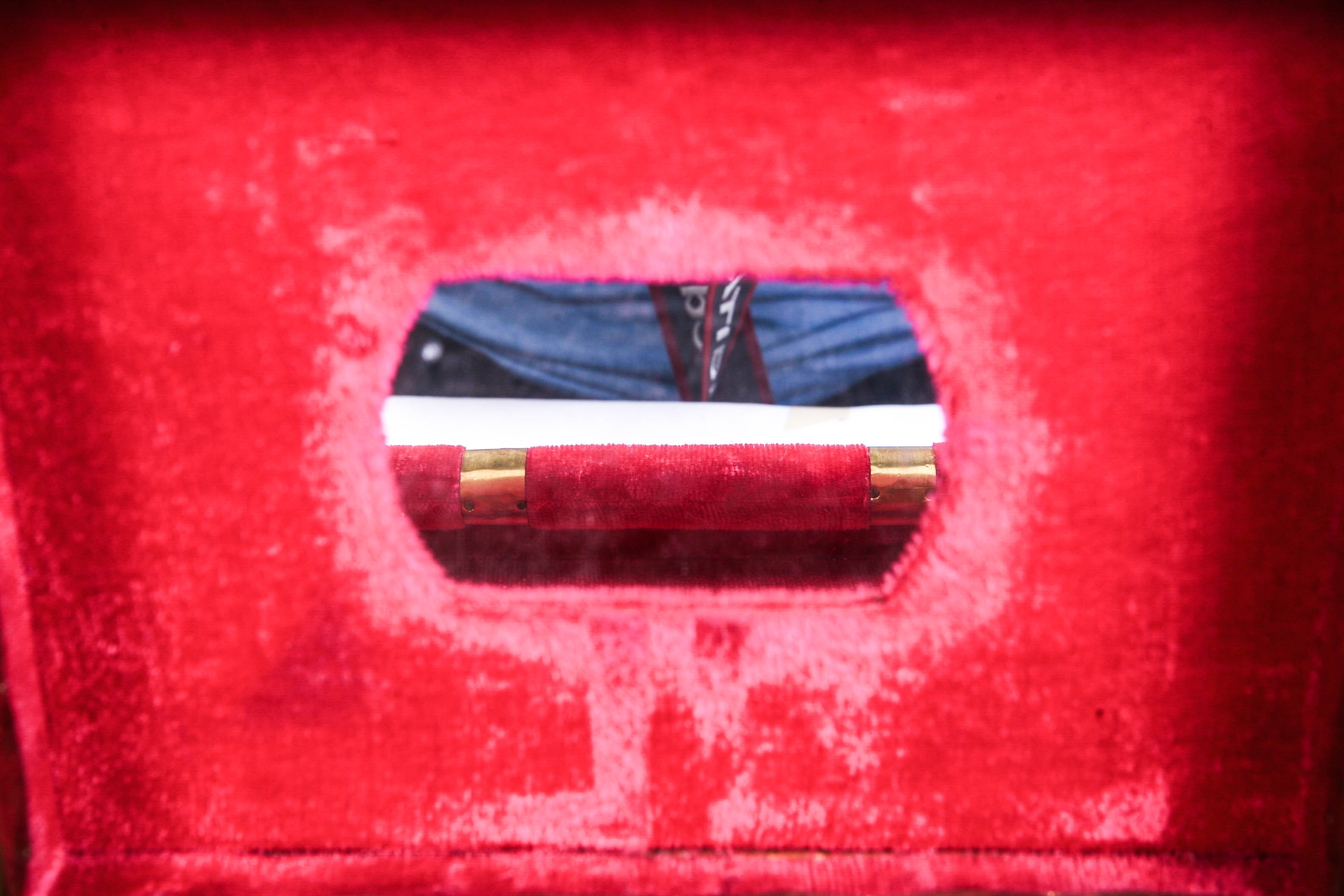 Vintage Brass Tooled Jewelry Box