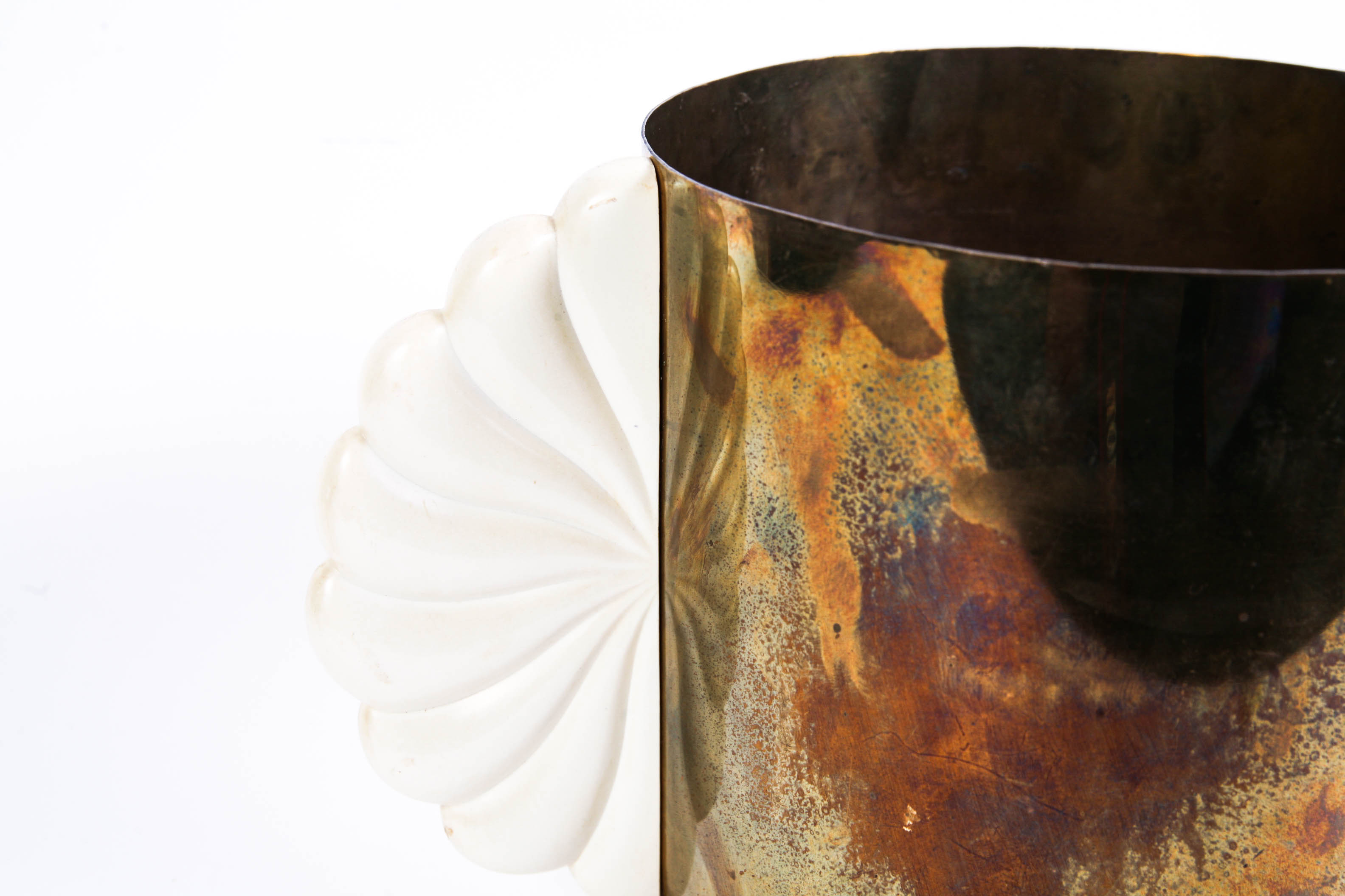 Vintage Brass Planter