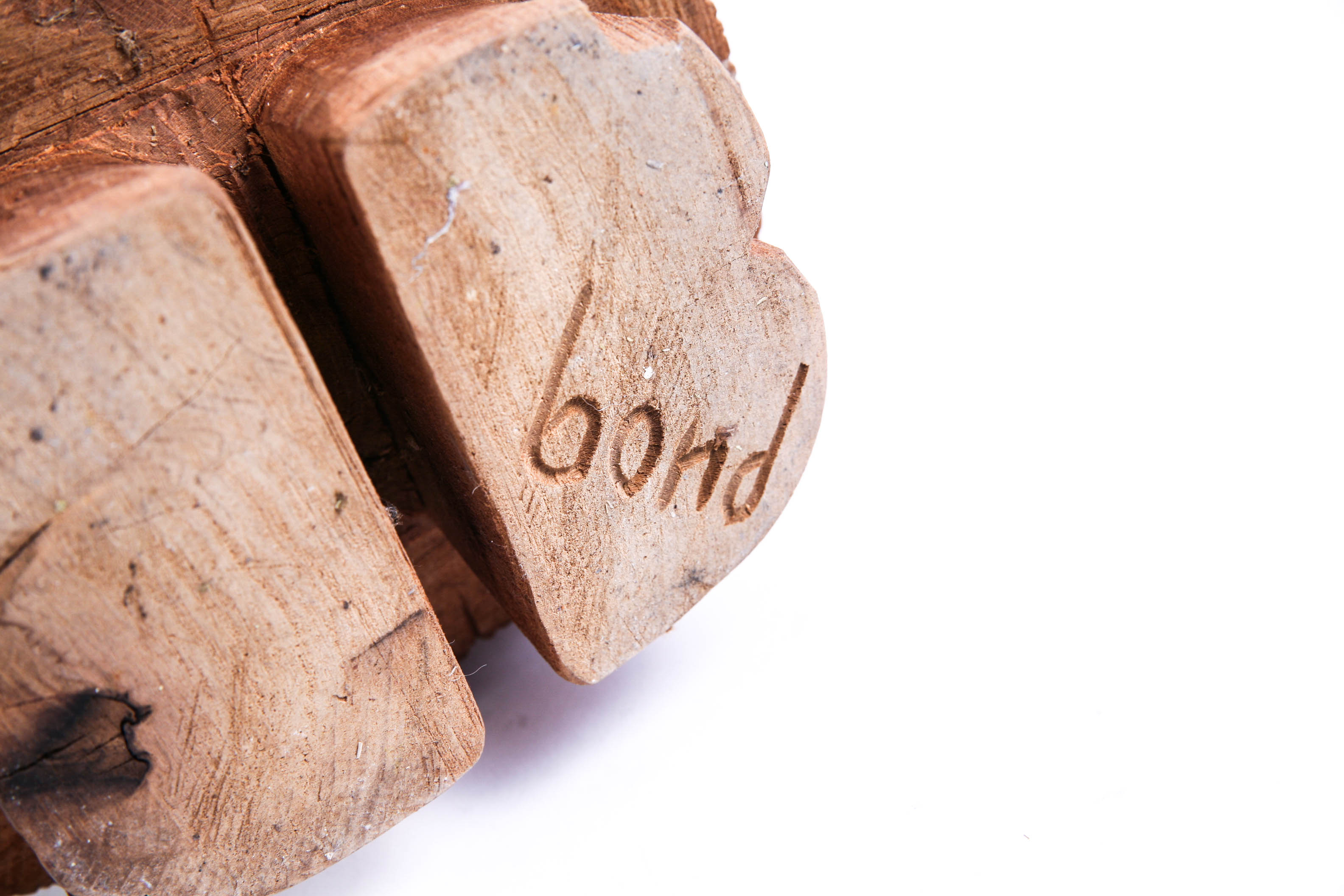 Huge Carved Wooden Ram's Head