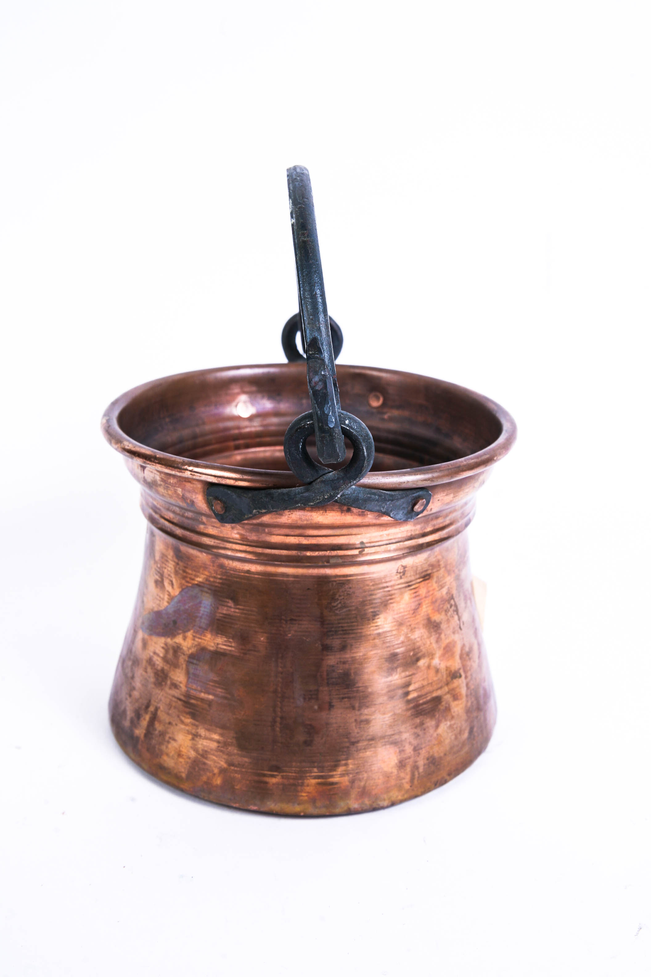 Hammered Copper Bucket