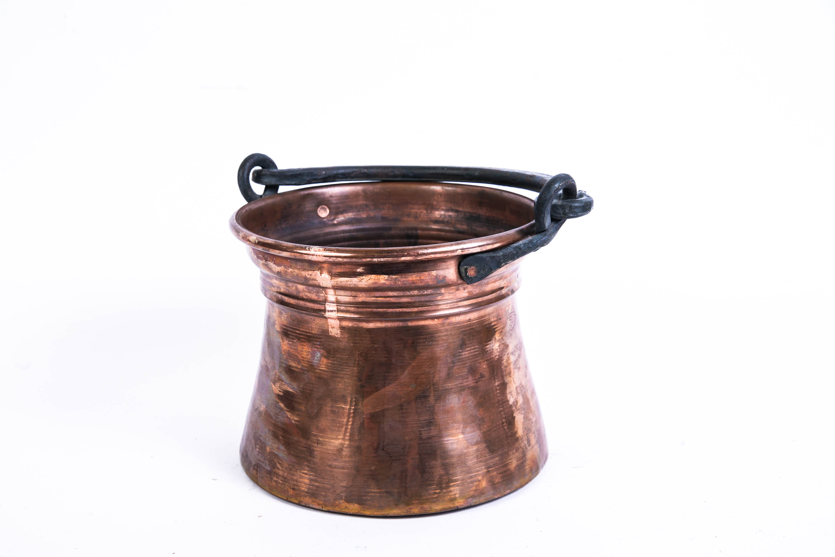 Hammered Copper Bucket