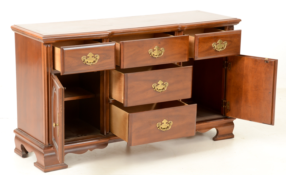 Bassett Furniture Cherry Finish Buffet