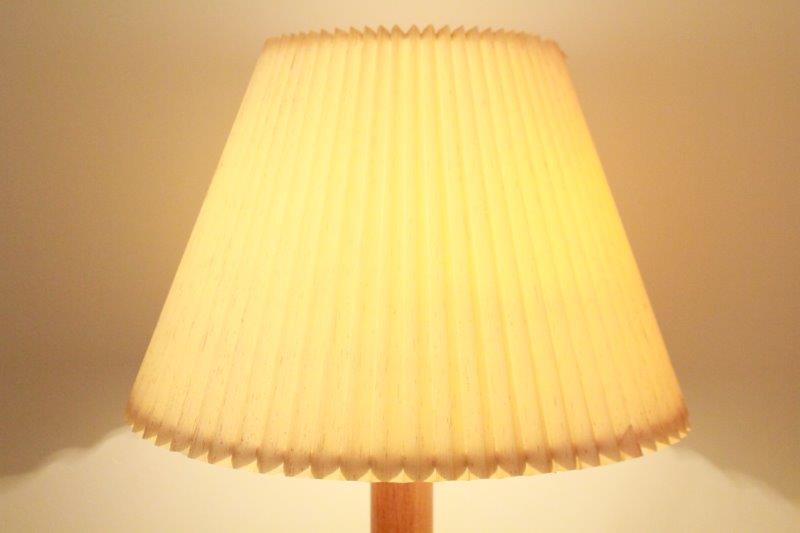 Modern Wood and Chrome Floor Lamp