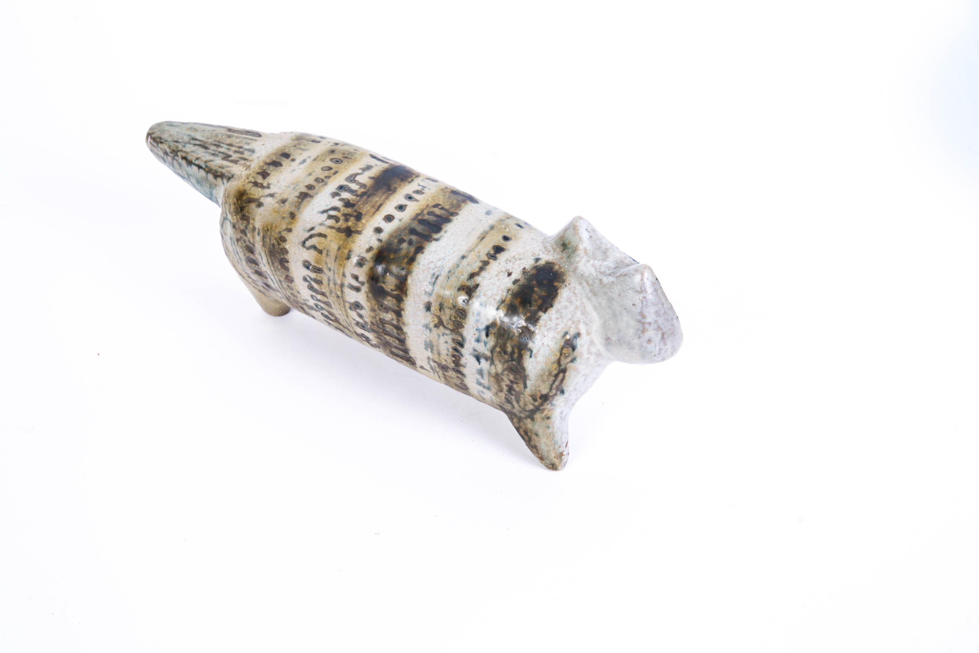 Large Mid Century Modern Lisa Larson Gustavberg Pottery Cat