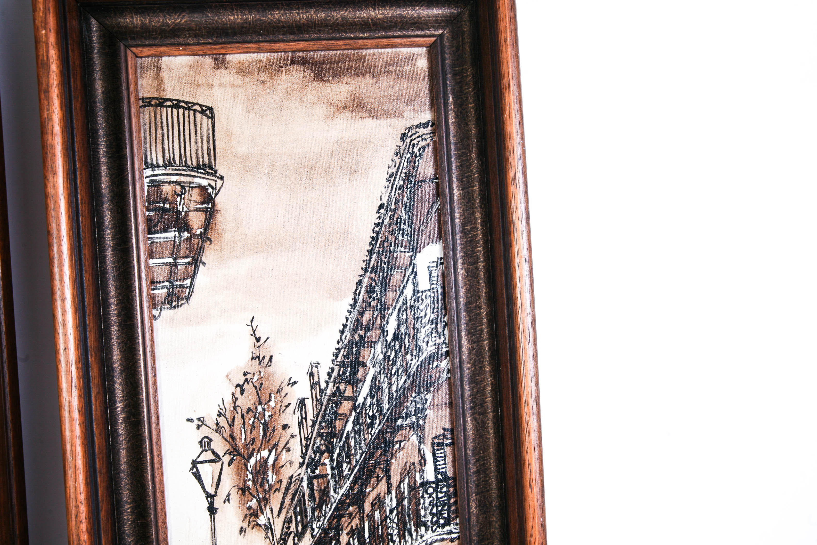 Pair of Franz Weiss Oil on Canvas New Orleans Landscapes