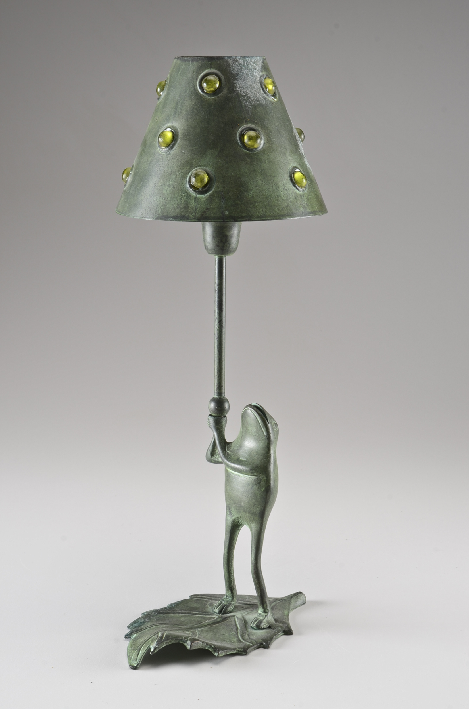 Metal Frog Candle Lamp and Frog Pitcher