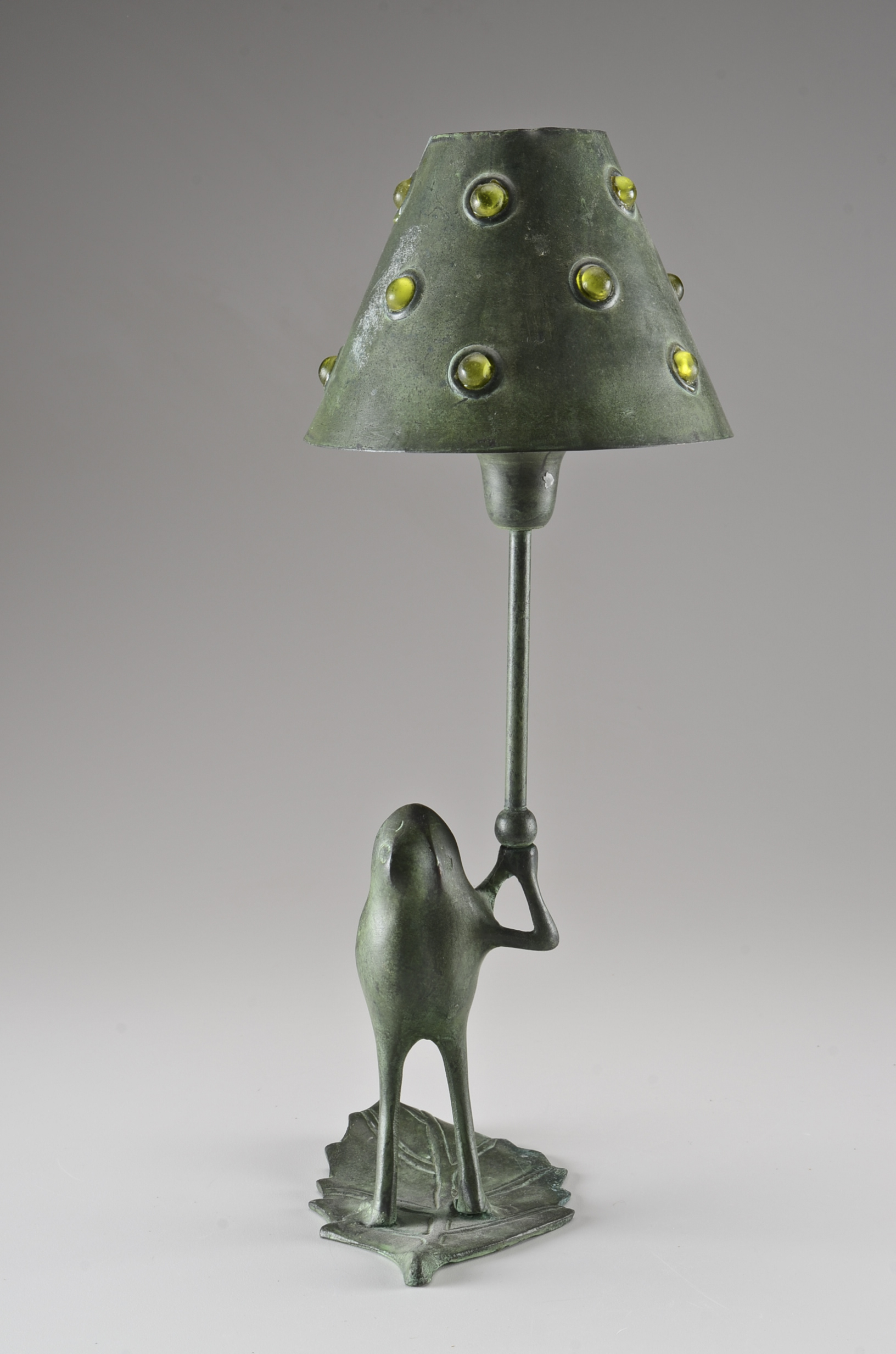 Metal Frog Candle Lamp and Frog Pitcher
