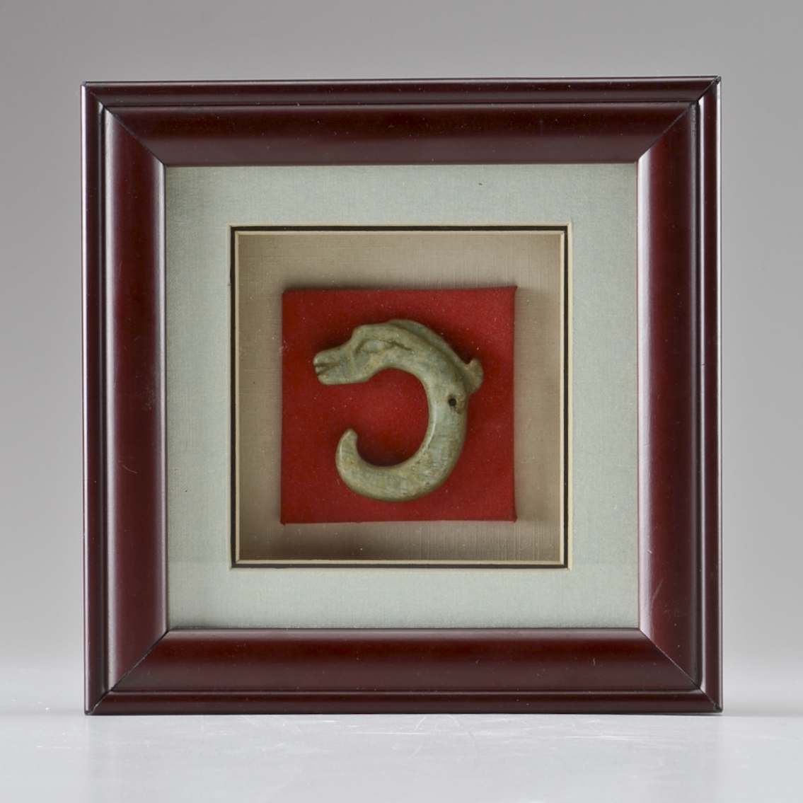 Framed Soapstone Pendant