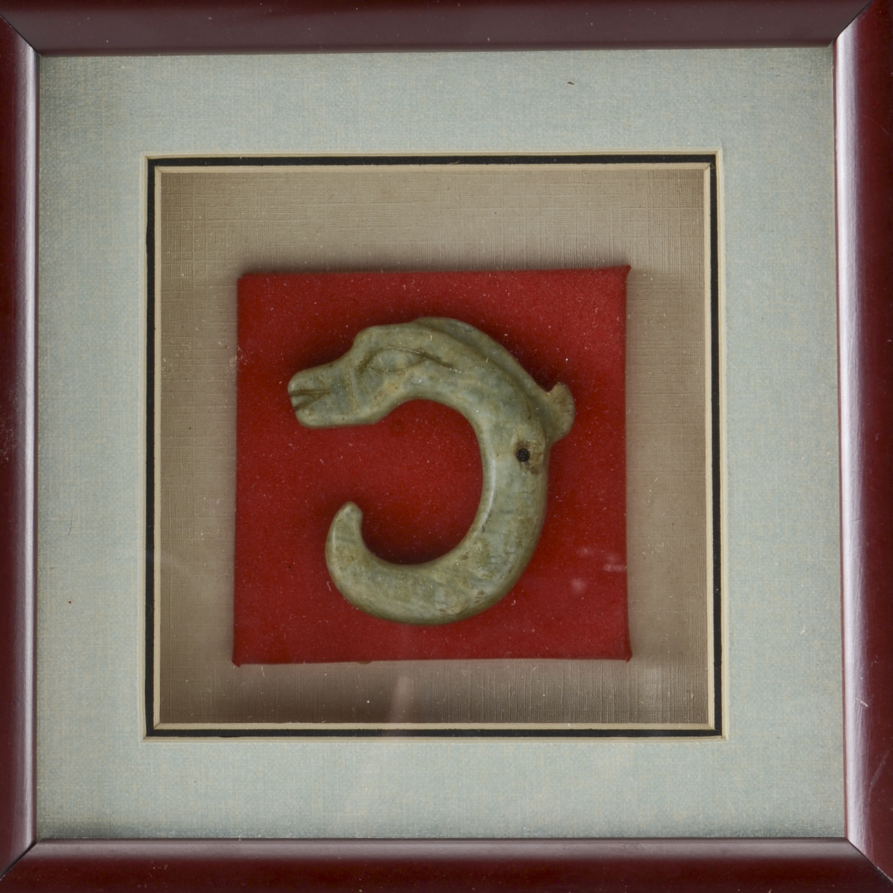 Framed Soapstone Pendant