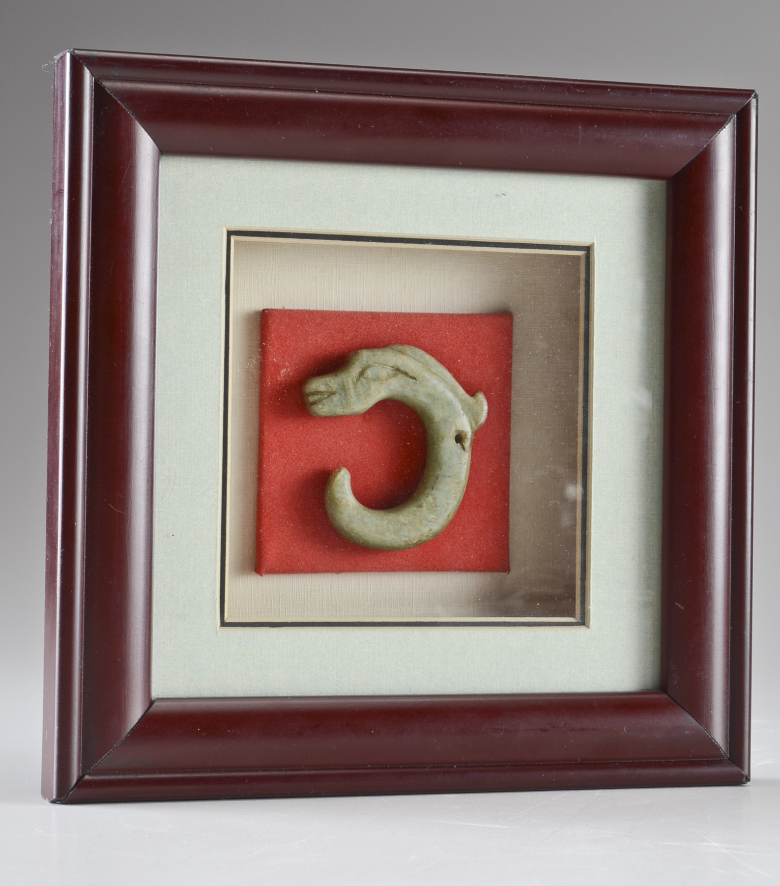 Framed Soapstone Pendant