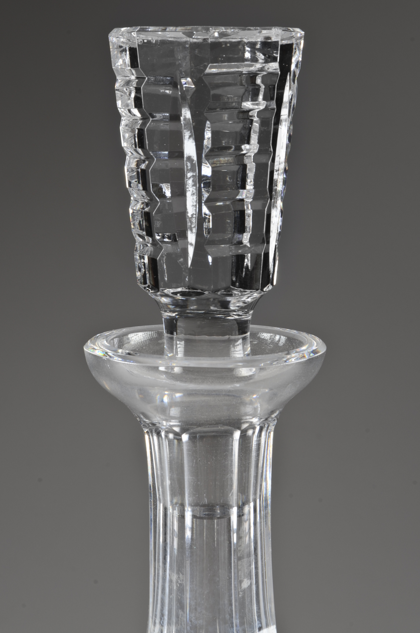 Pair of Waterford Crystal "Lismore" Wine Decanters