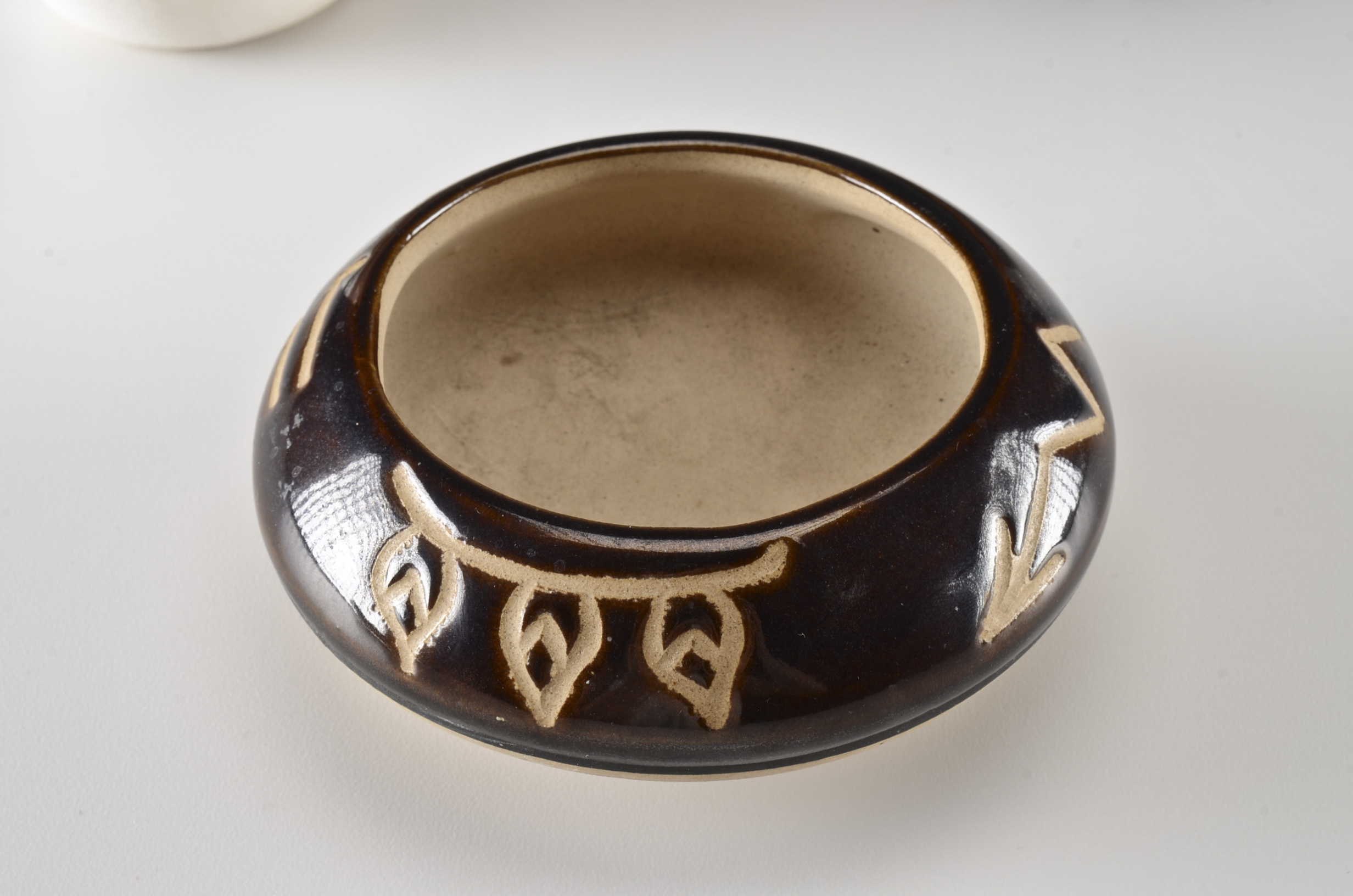 Pair of Native American Pottery and Black Sculpture