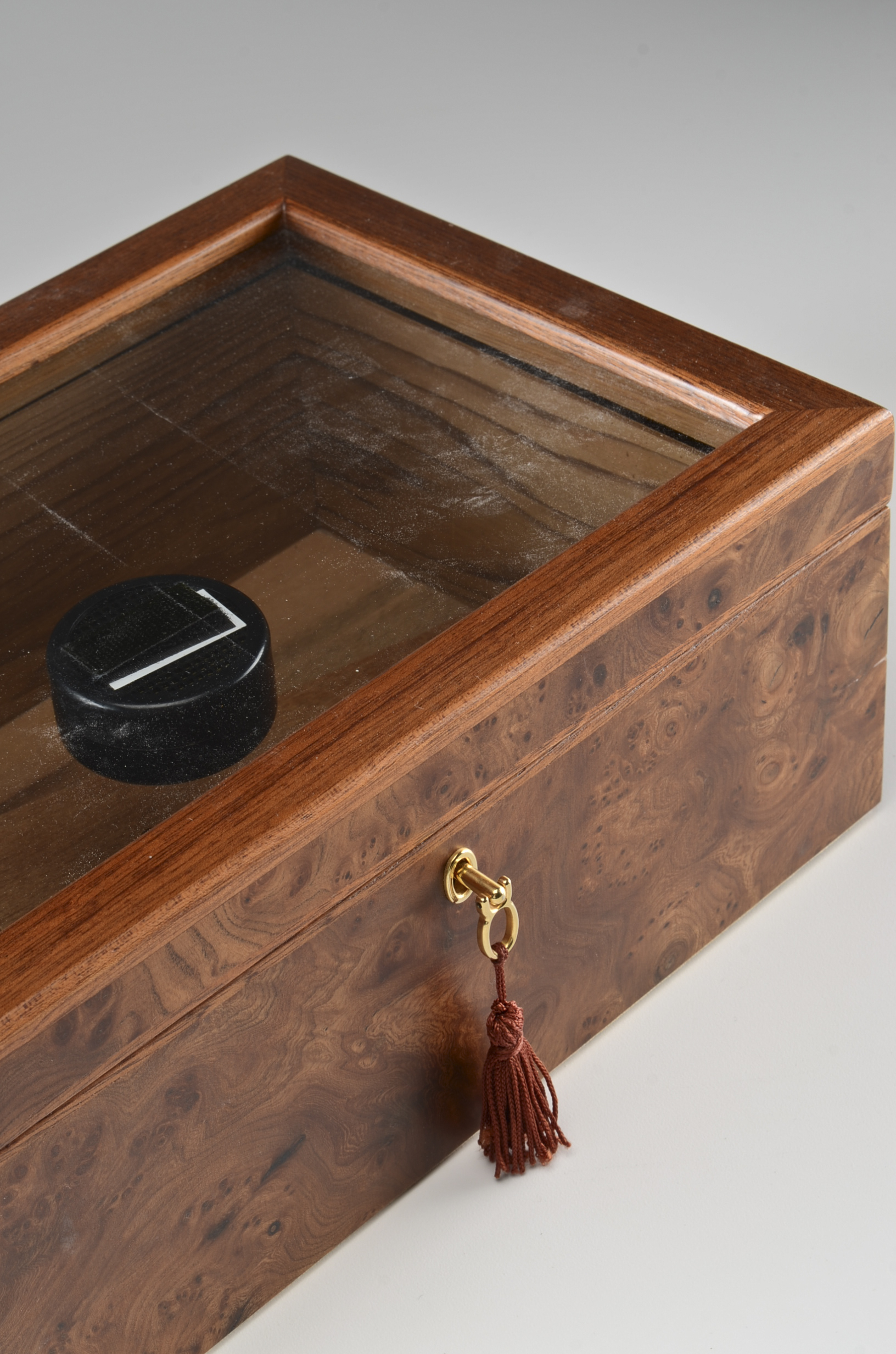 Credo Italian Burled Elm Wooden Humidor