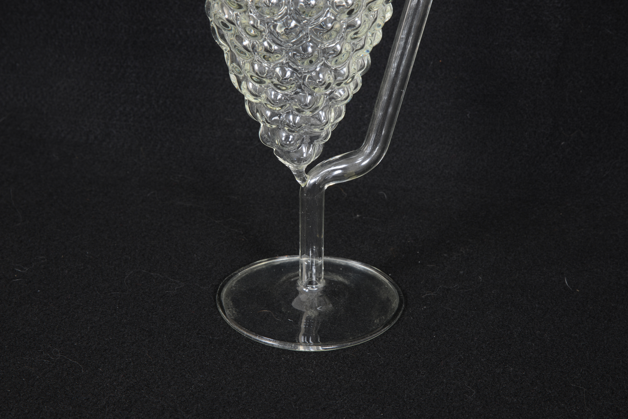 Blown Glass Grape Shaped Decanter