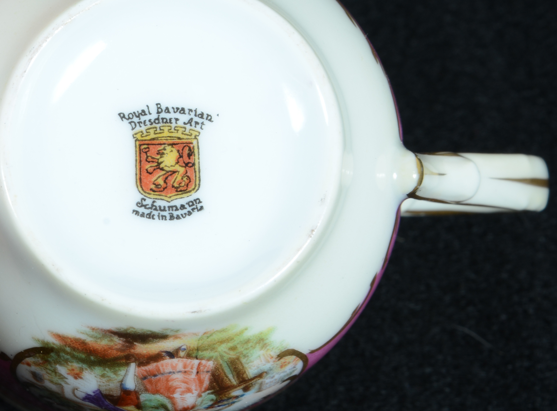 "Bouquet Green" Myott Staffordshire Service Set