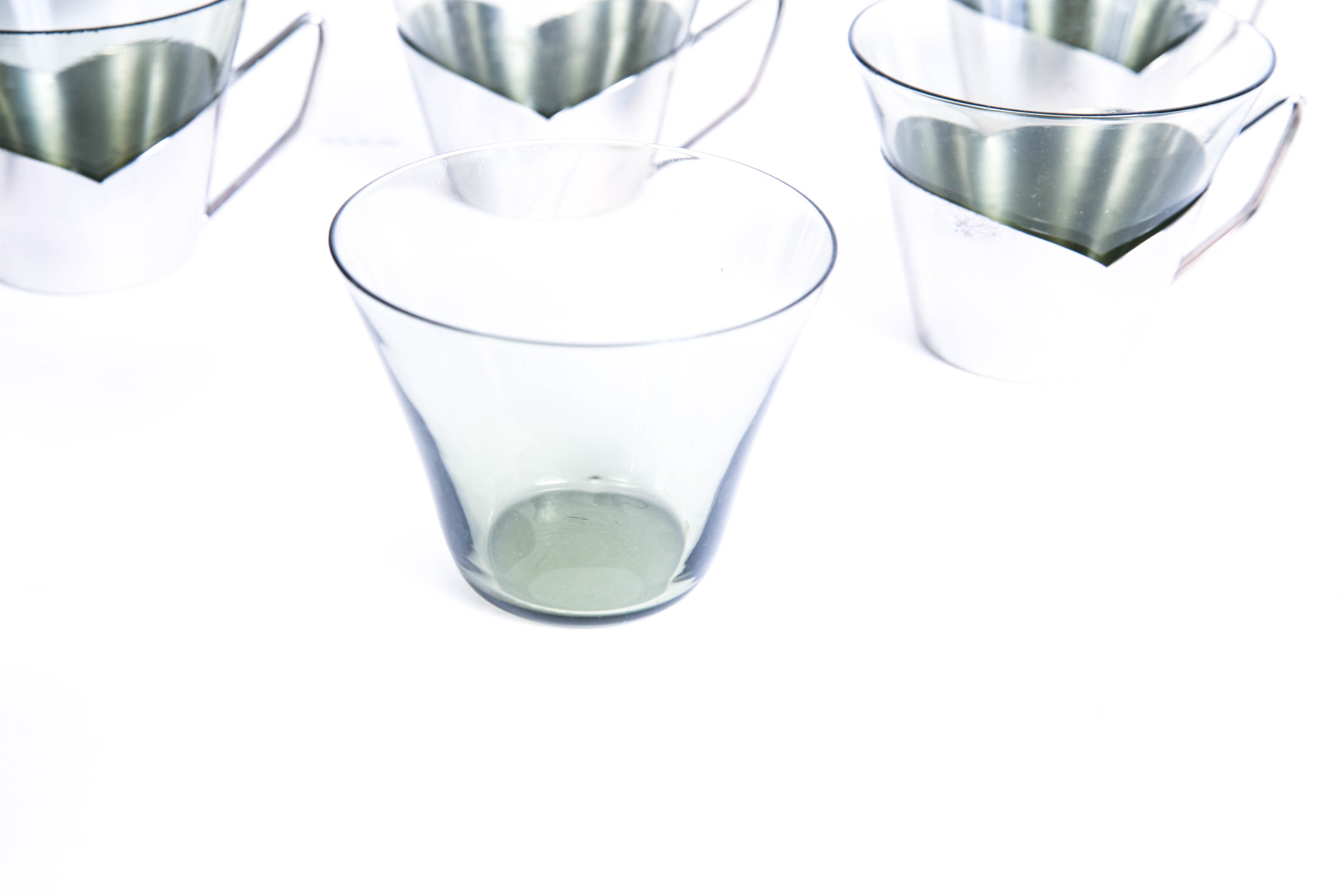 Mid Century Modern Wolff Silver Plate Espresso Service