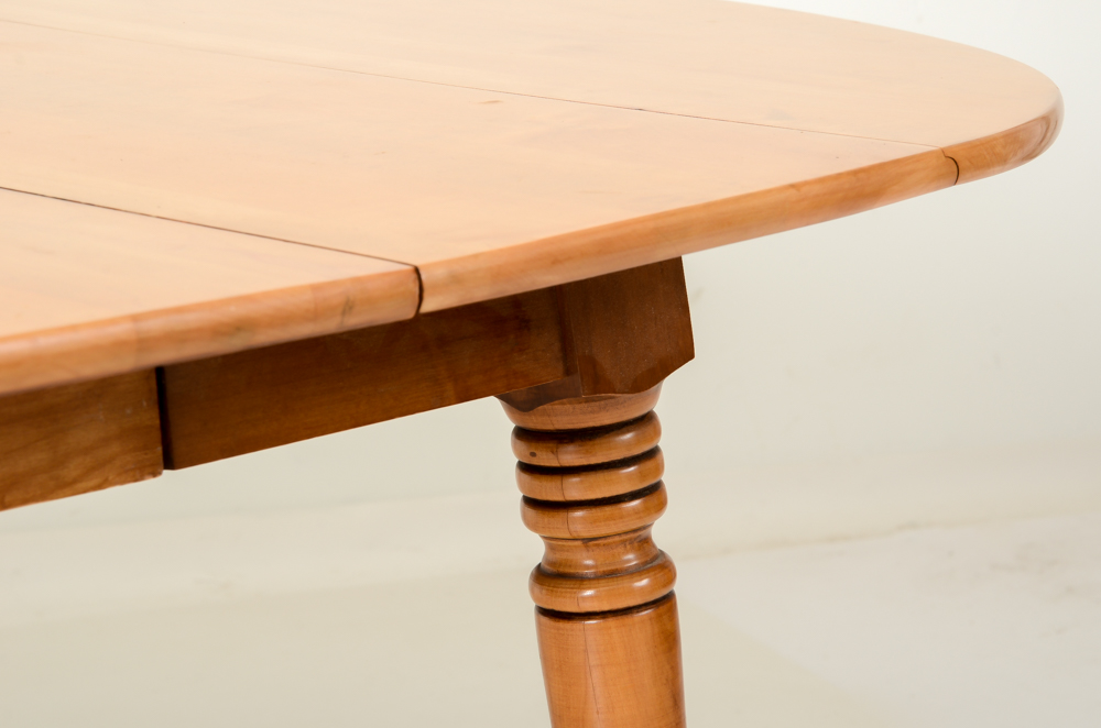 Conant Ball Maple Wood Dining Room Table with Chairs