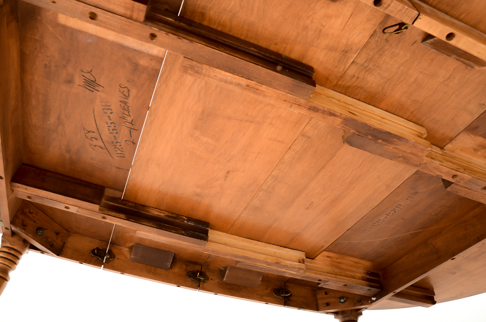 Conant Ball Maple Wood Dining Room Table with Chairs