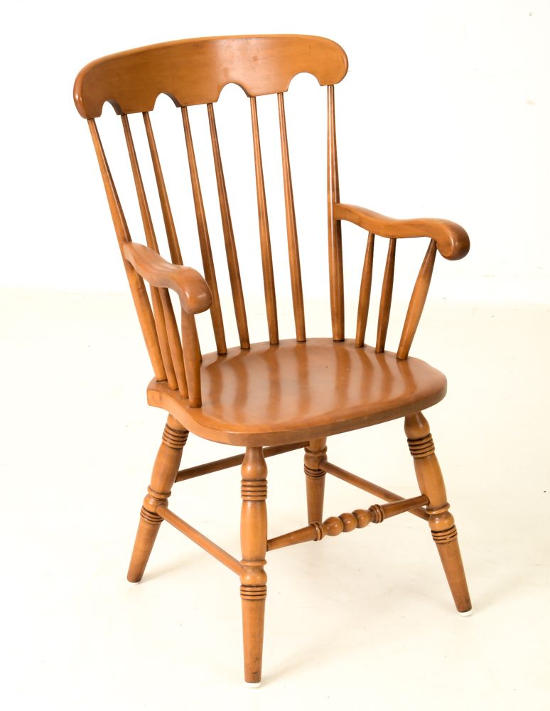 Conant Ball Maple Wood Dining Room Table with Chairs