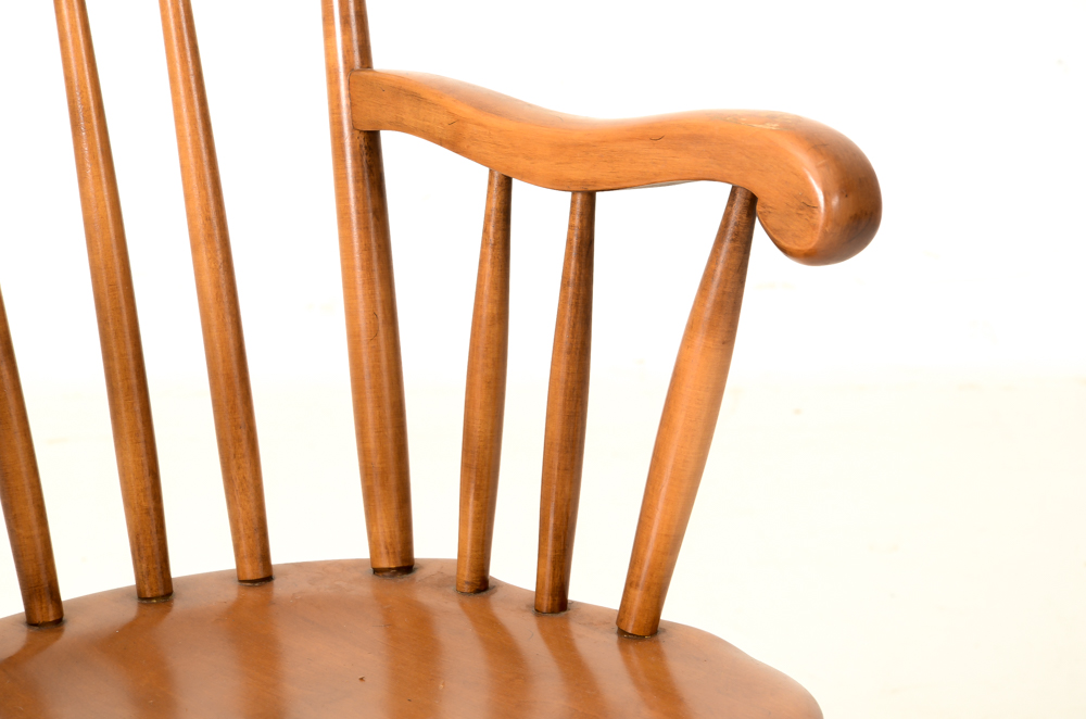 Conant Ball Maple Wood Dining Room Table with Chairs