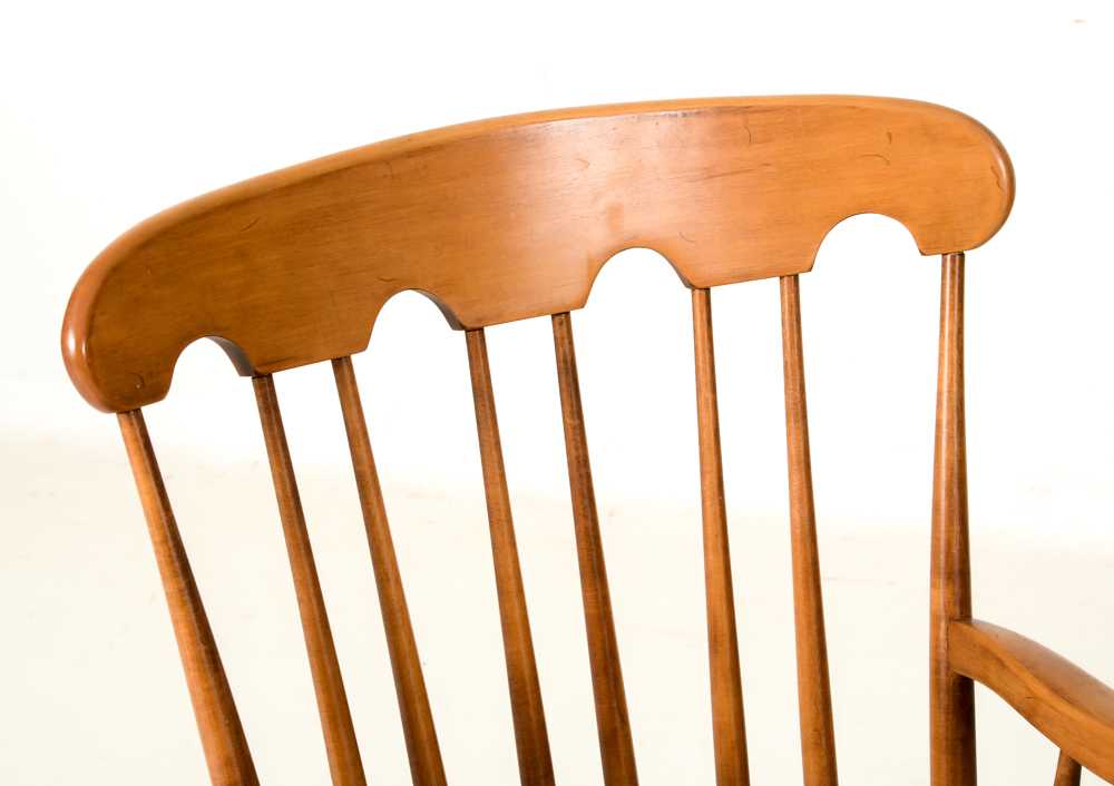 Conant Ball Maple Wood Dining Room Table with Chairs