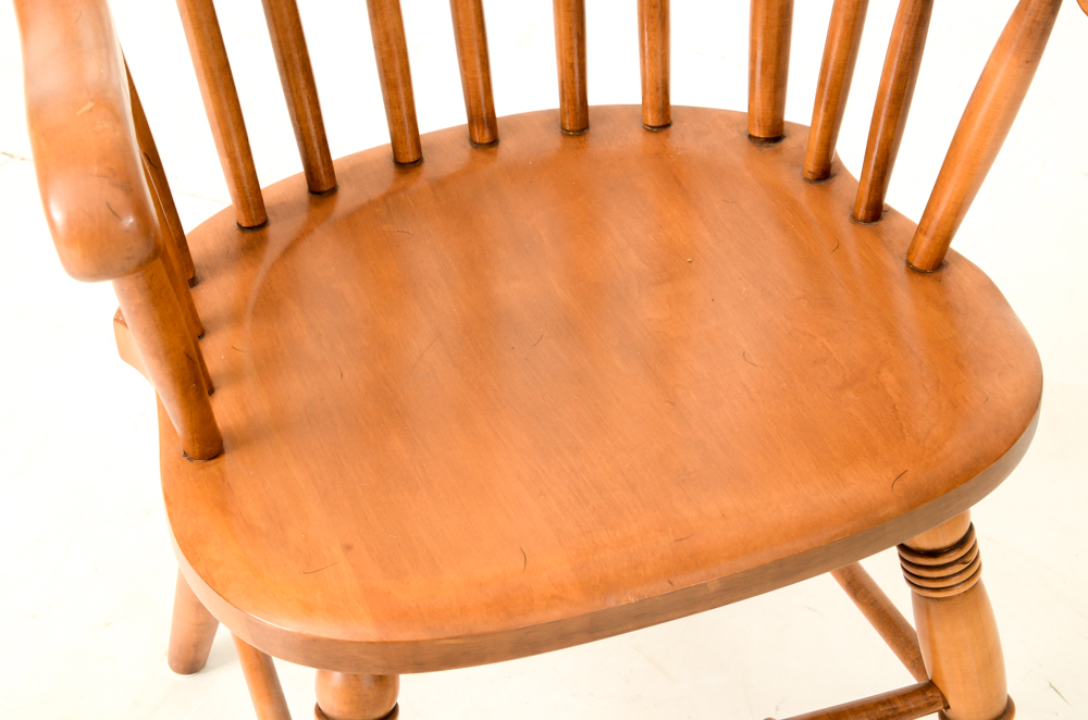 Conant Ball Maple Wood Dining Room Table with Chairs