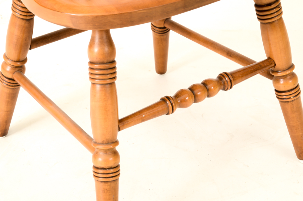 Conant Ball Maple Wood Dining Room Table with Chairs