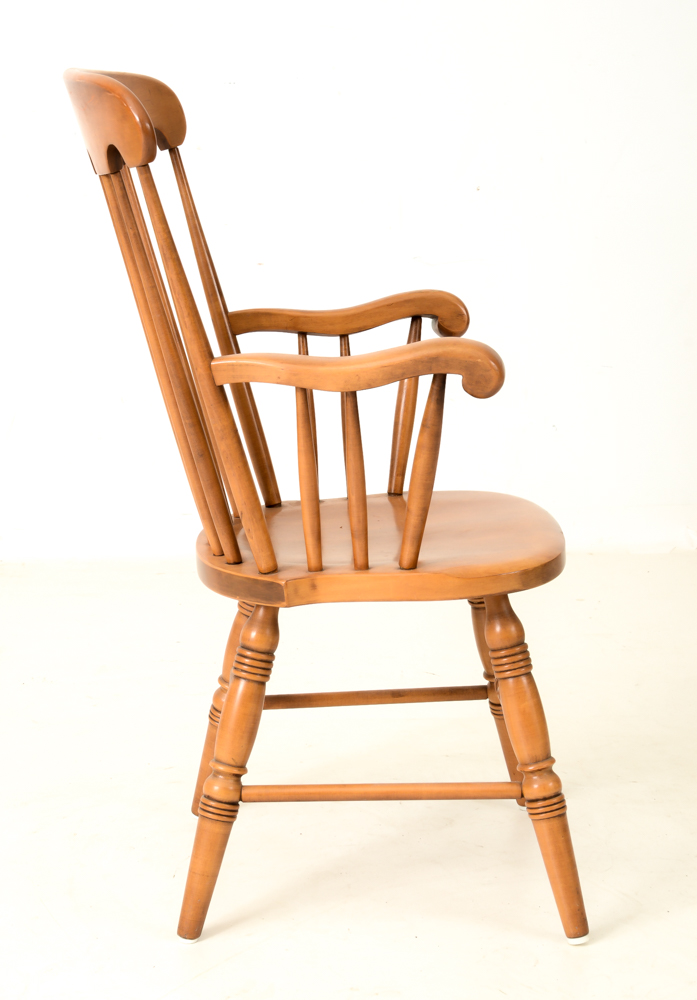 Conant Ball Maple Wood Dining Room Table with Chairs