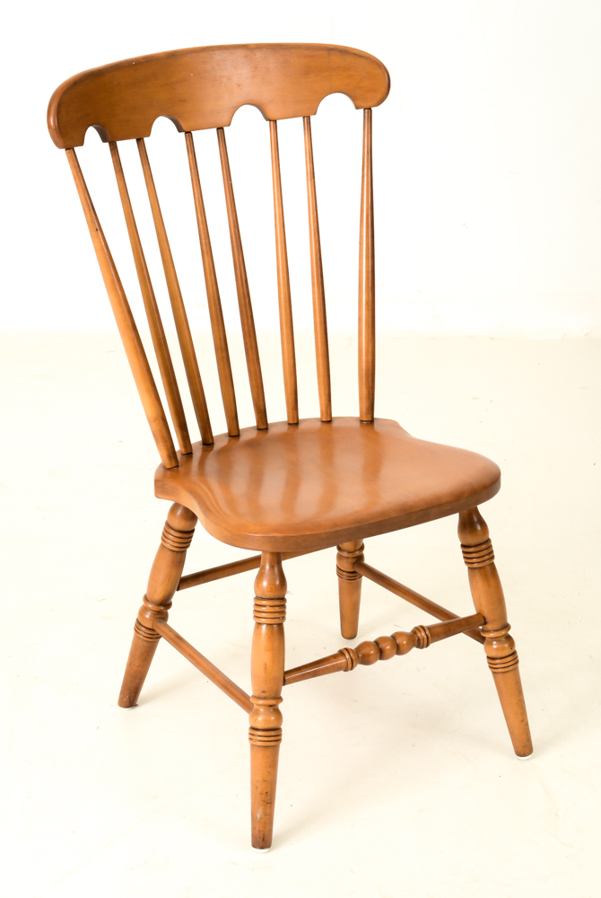 Conant Ball Maple Wood Dining Room Table with Chairs