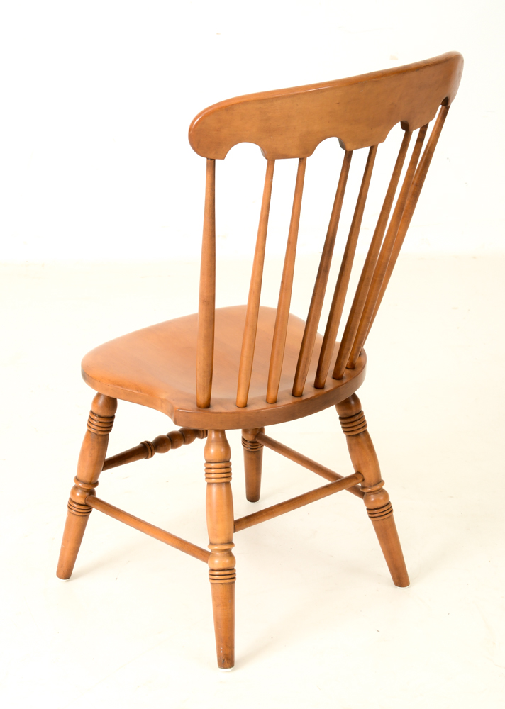 Conant Ball Maple Wood Dining Room Table with Chairs