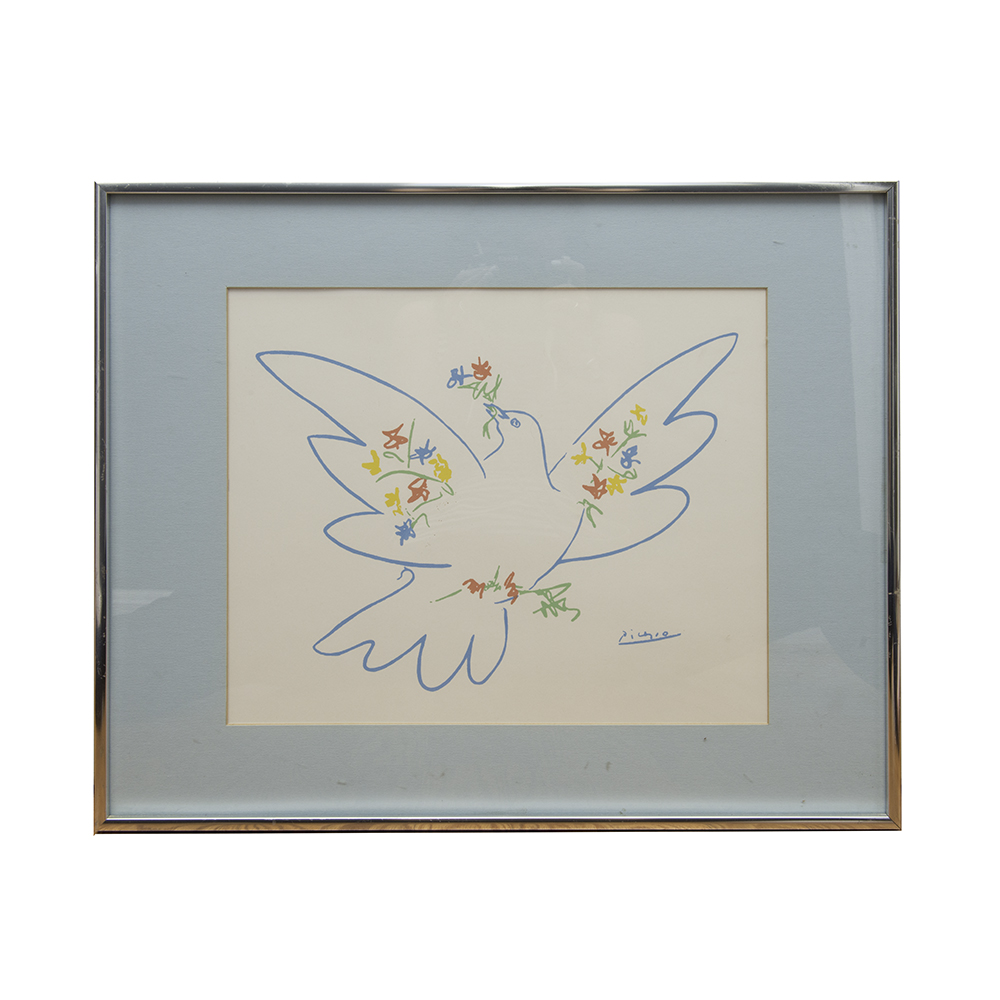 After Pablo Picasso "Dove III Peace"  Silk-Screen