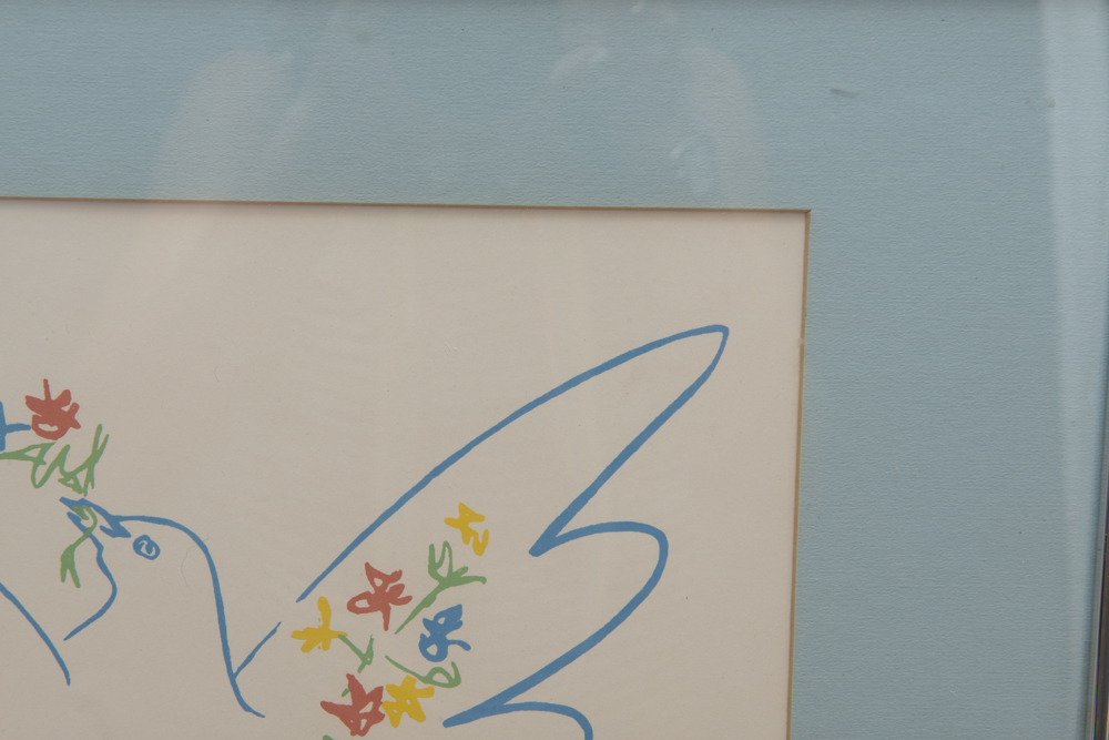 After Pablo Picasso "Dove III Peace"  Silk-Screen