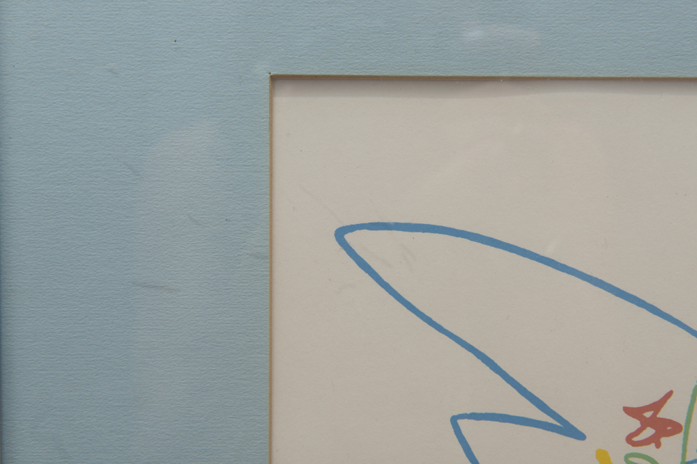 After Pablo Picasso "Dove III Peace"  Silk-Screen