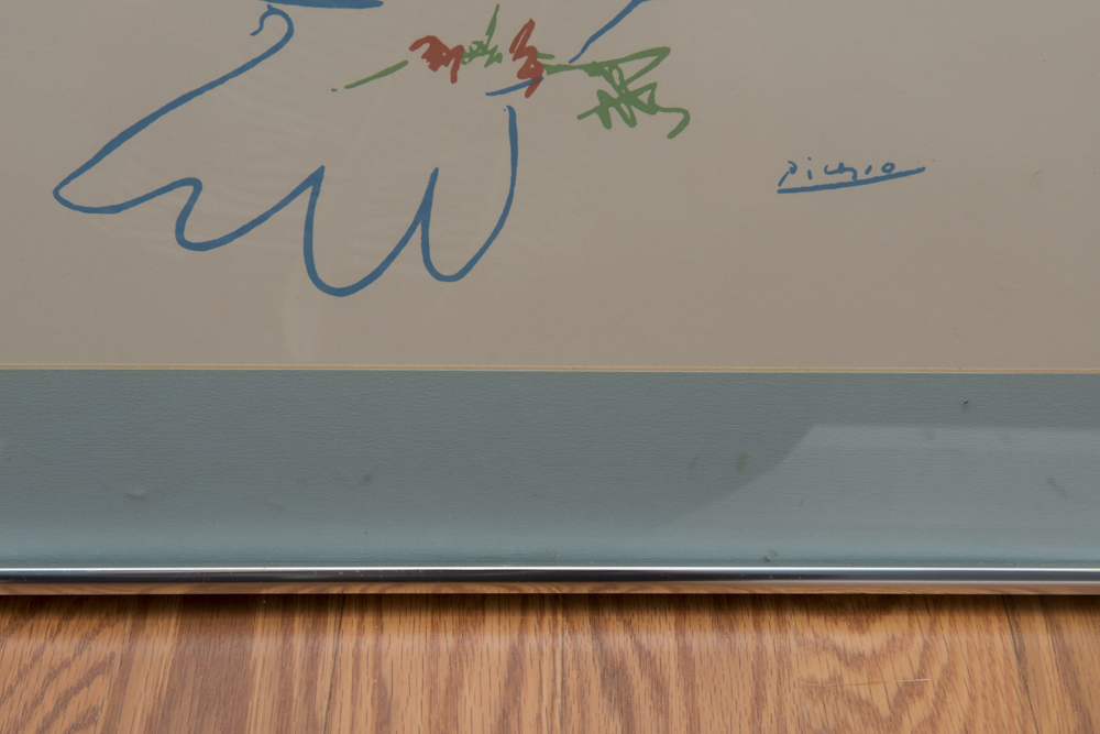 After Pablo Picasso "Dove III Peace"  Silk-Screen