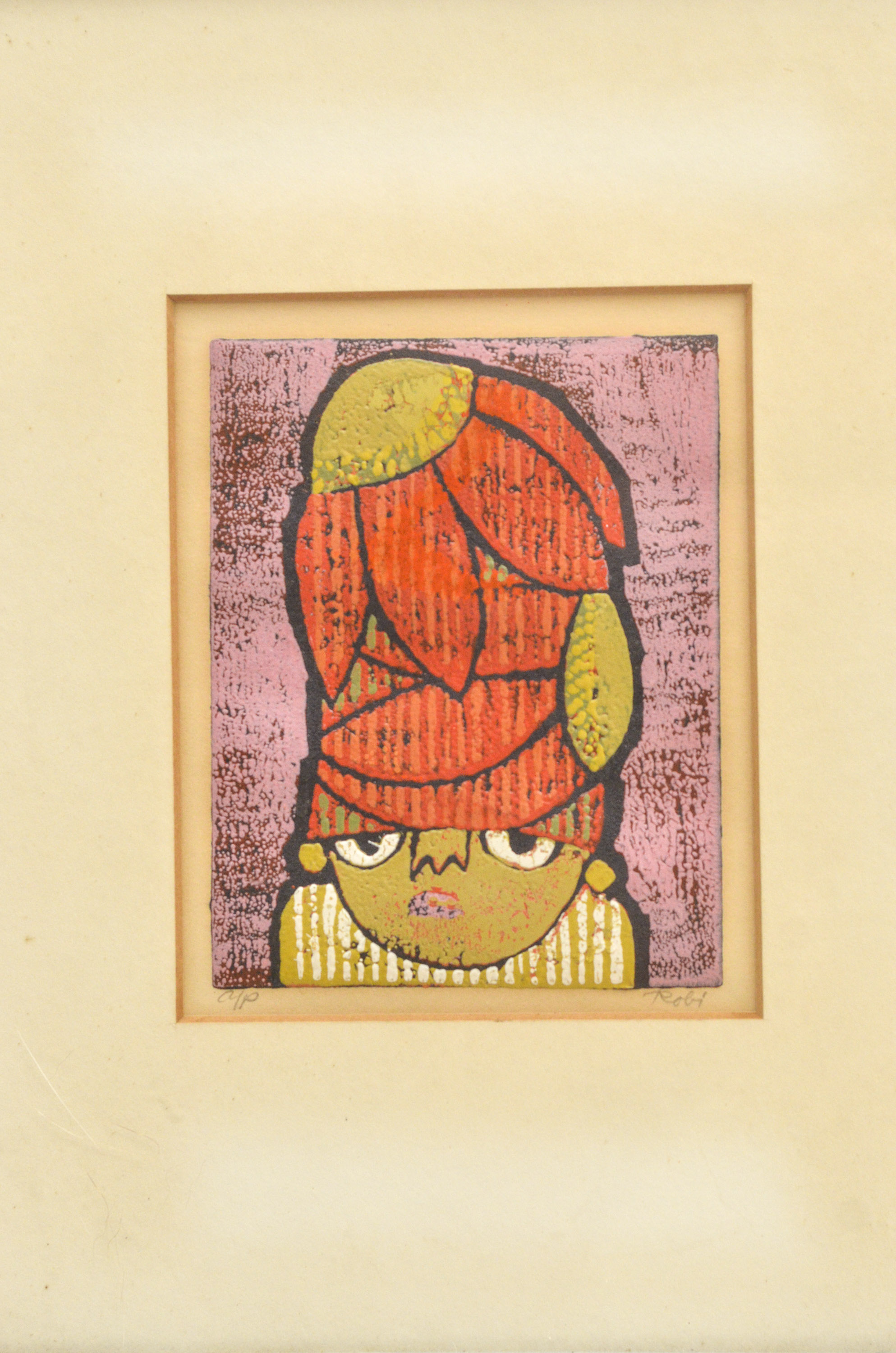 Pair of Modern Style Portraits