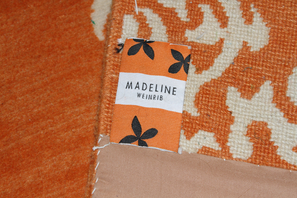 Stunning Madeline Weinrib Handwoven Carpet Runner