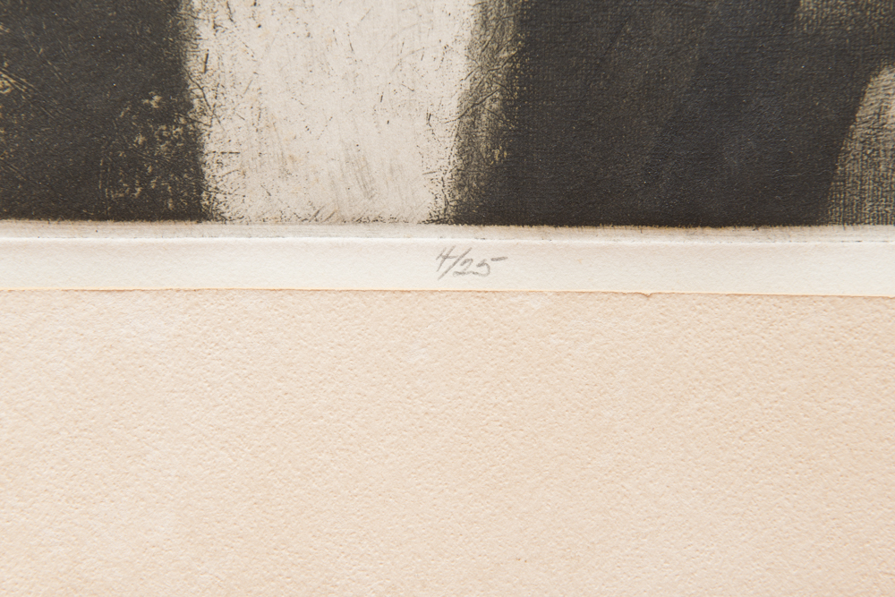 Donald  Sexauer "Bridge of Adolescence" Intaglio