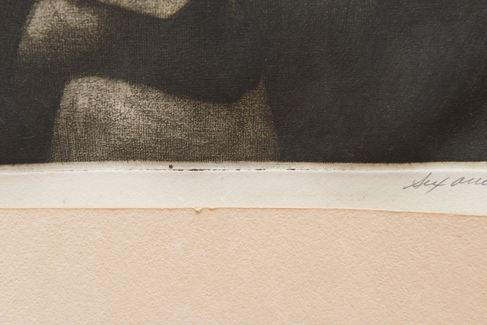 Donald  Sexauer "Bridge of Adolescence" Intaglio