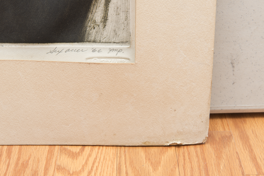 Donald  Sexauer "Bridge of Adolescence" Intaglio