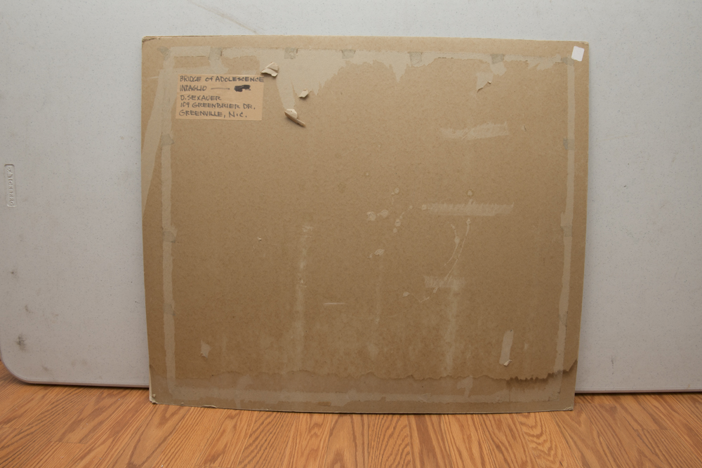 Donald  Sexauer "Bridge of Adolescence" Intaglio