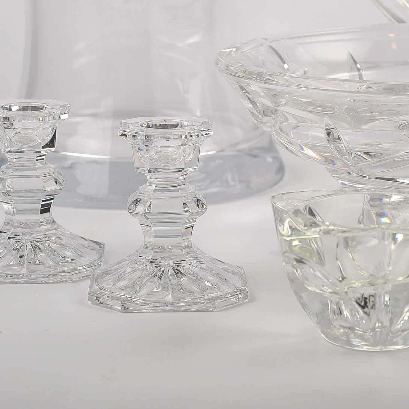 Collection of Glass and Crystal Tableware