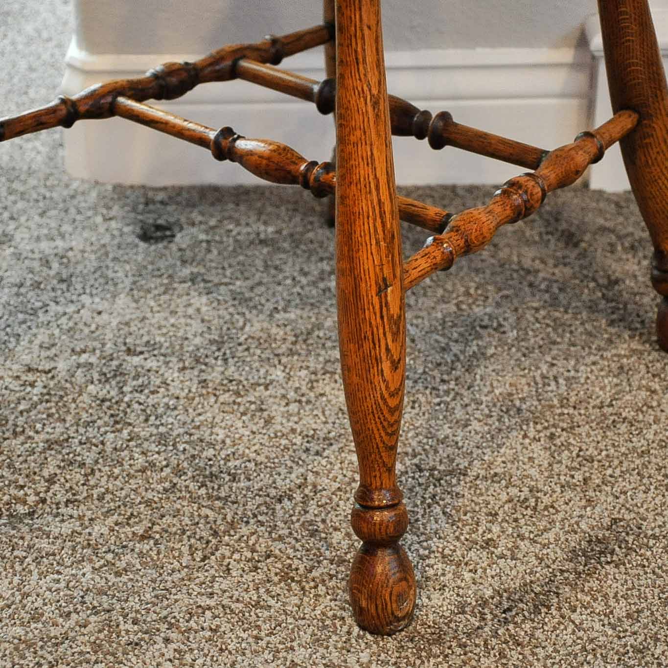 Late Victorian Oak Side Chair