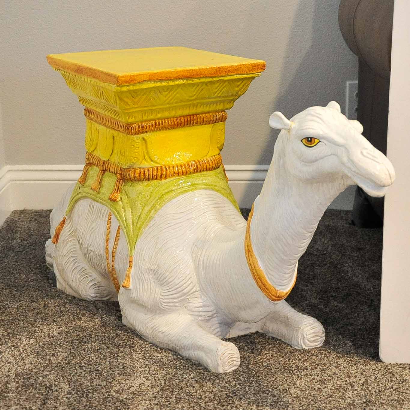 Figural Camel Chinese-Style Garden Seat