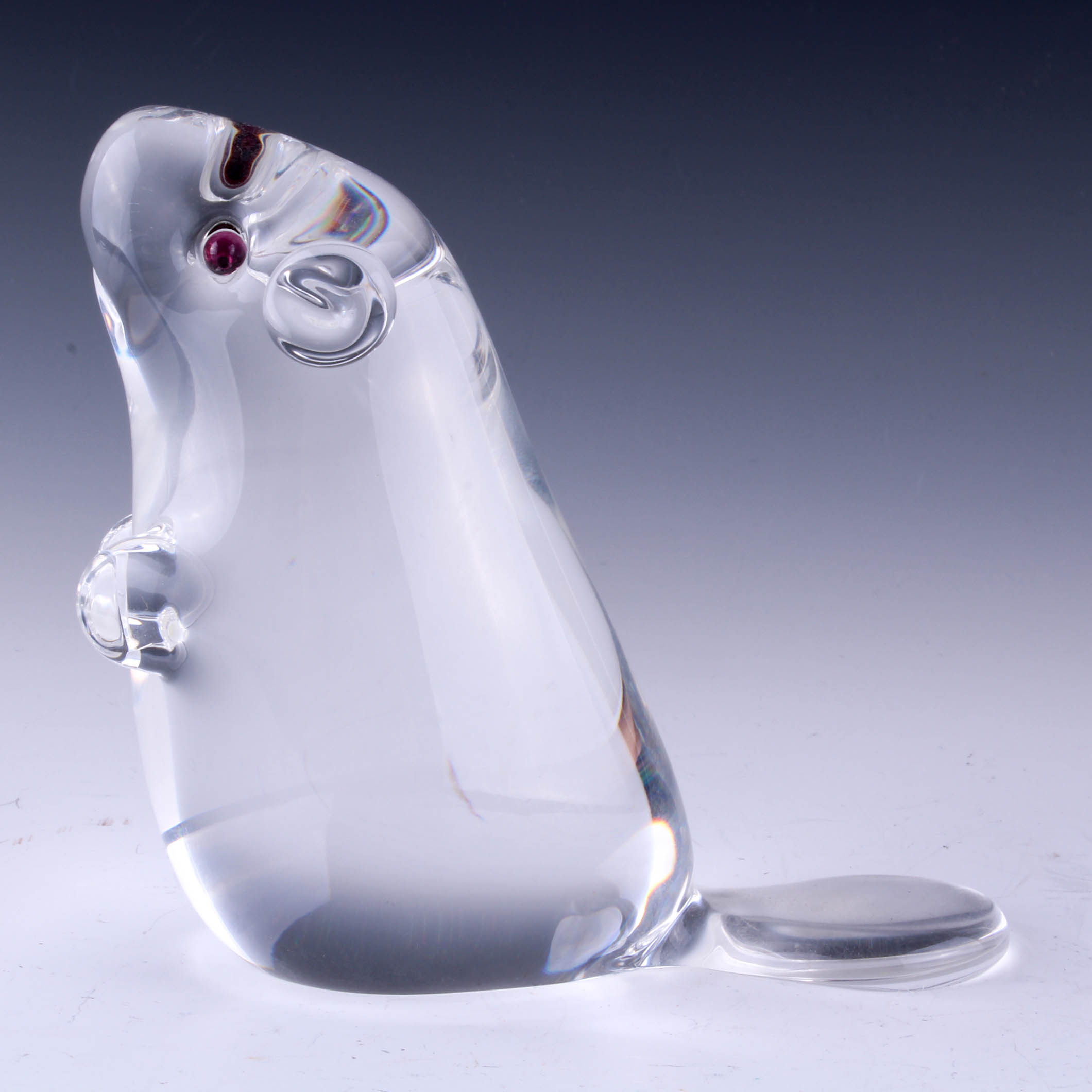 Beaver Crystal Figurine by Steuben