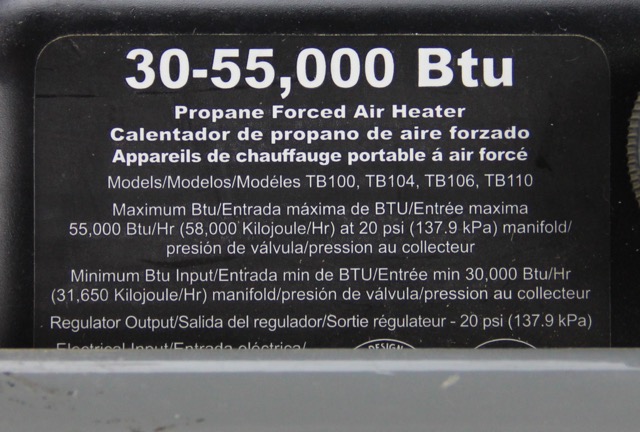 Reddy Heater Propane Forced Air Heater