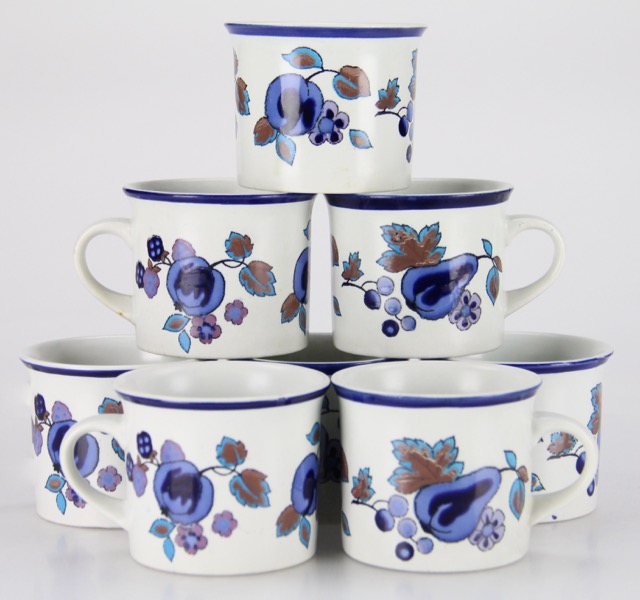 Royal Doulton 'Festival' Pattern Plates and Cups