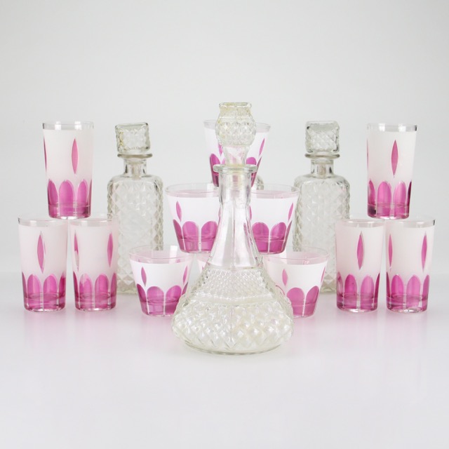 Decanters and Mid Modern Style Glasses
